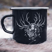 LESHY SLAVIC FOREST SPIRIT ENAMEL MUG - TASSEN, KELCHE