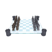 KINGDOM OF THE DRAGON CHESS SET 43CM - FIGUREN, LAMPEN