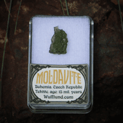 MOLDAVITE RAW STONE FROM THE CZECH REPUBLIC CCA 0,6 G - MOLDAVITES, CZECH