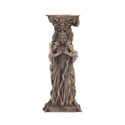 TRIPLE GODDESS TEALIGHT HOLDER - FIGURINES, LAMPES