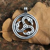 EAGLE TRISKELE, SILVER PENDANT - PENDENTIFS