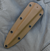TACTICAL KYDEX SHEATH FOR TOP DOG THROWING KNIFE DESERT - SHARP BLADES - THROWING KNIVES