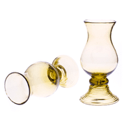 VERRE A RHUM, VERRE VERT FORÊT - RÉPLIQUES HISTORIQUES DE VERRE