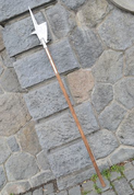 HALBERD, REPLICA OF A TWO-HANDED POLE WEAPON II - AXES, POLEWEAPONS
