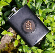 HIP FLASK, SCOTTISH THISTLE - BOTTLES, HIP FLASKS