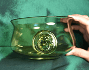 HISTORICAL GLASS BOWL, INSPIRATED BY ANCIENT ROME - REPLIKEN HISTORISCHER GLAS