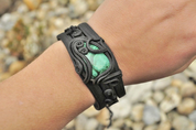 MALACHIT - ARMBAND - SCHMUCK MIT STEINEN