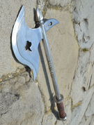 SINGLE HANDED MEDIEVAL WAR AXE, REPLICA, CENTRAL EUROPE - AXT, SCHLAGWAFFEN