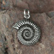 AMMONITE, PENDANT, ZINC ANTIQUE SILVER - ANIMAL PENDANTS