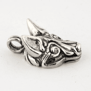 FENRIR, NORSE WOLF PENDANT, SILVER 925, - PENDANTS