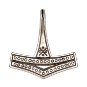 THOR HAMMER - SILVER REPLICA, ROMERSDAL - PENDANTS - HISTORICAL JEWELRY