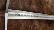 BOHEMIA - PATRIA - NOSTRA, MEDIEVAL SWORD FULL TANG - MEDIEVAL SWORDS