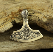 HERSIR, NORSE AXE, PENDANT, BRONZE - PENDANTS, NECKLACES