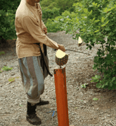 CONCHAR, COUTEAU FORGÉ À TÊTE DE BÉLIER - COUTEAUX ET ENTRETIEN