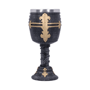 CRUSADER MEDIEVAL KNIGHT CHAINMAIL WINE GOBLET - MUGS, GOBLETS, SCARVES