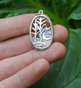 TAJGA, SILVER PENDANT - PENDANTS