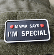 MAMA SAYS - I´M SPECIAL PATCH, SWAT 3D PATCH - PATCHES MILITAIRES