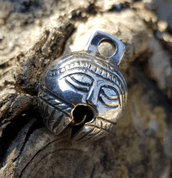 JINGLE BELL, EARLY MIDDLE AGES, SILVER - PENDANTS - HISTORICAL JEWELRY