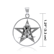 SEX MAGIC PENTACLE - ANHÄNGER - SCHMUCK, SILBER