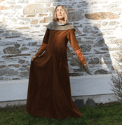 UPPER DRESS - MEDIEVAL COSTUME, LADIES, 14TH CENTURY - COSTUMES FOR WOMEN
