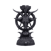 LIGHT OF BAPHOMET CANDLE HOLDER 15.5CM - CANDLE HOLDERS, FIGURES