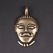 CELTIC HEAD, MSECKE ZEHROVICE, BOHEMIA, ZINC PENDANT, ANTIQUE BRASS - ALL PENDANTS, OUR PRODUCTION