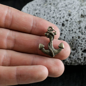 NAVY ANCHOR, PEWTER PENDANT - MIDDLE AGES, OTHER PENDANTS