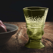 VERRE À VIN HEXAGONE, ALLEMAGNE DU XVIE SIÈCLE - RÉPLIQUES HISTORIQUES DE VERRE