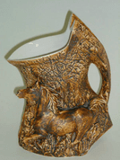 HORSE, CERAMIC PITCHER - HUNTING-THEMED CERAMICS, ANIMALS