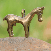 CELTIC HORSE PENDANT FROM GALLIA, BRONZE - HISTORISCHEN REPLIKEN AUS BRONZE