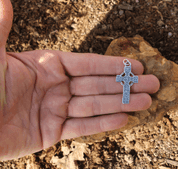 ERIN - SILVER CELTIC CROSS - ANHÄNGER - SCHMUCK, SILBER