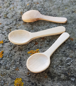 CARVED WOODEN SPOON, MINI - DISHES, SPOONS, COOPERAGE