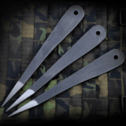 TOP DOG THROWING KNIVES, SET OF 3 - SHARP BLADES - COUTEAUX DE LANCER