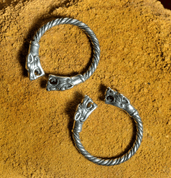 TWO WOLVES - SILVER RING - RINGS