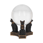 BASTET'S HONOUR, CRYSTAL BALL HOLDER - FIGUREN, LAMPEN