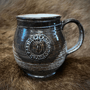 KING - MEDIEVAL MUG - HISTORICAL CERAMICS