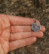 SUN SYMBOL VI, SILVER PENDANT - PENDENTIFS