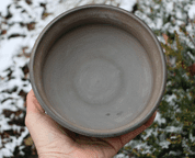 BOWL OPPIDUM STRADONICE, BOHEMIA, CELTIC GRAPHITE POTTERY, REPLICA - HISTORICAL CERAMICS