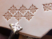 ORNAMENT 11 X 11 MM, LEATHER STAMP - LEATHER STAMPS