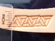 TRIANGLE, LEATHER STAMP - LEATHER STAMPS