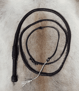 LEATHER COW WHIP, BLACK - KEYCHAINS, WHIPS, OTHER