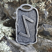 IHWAZ - RUNE TALISMAN, ZINC - RUNE