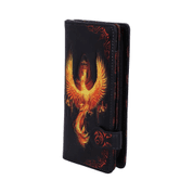 ANNE STOKES PHOENIX RISING MYTHICAL BIRD EMBOSSED PURSE - METAL MUSIK LEDERPRODUKTE