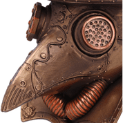 STEAMPUNK BEAKY PLAGUE DOCTOR BUST FIGURINE - FIGURES, LAMPS, CUPS