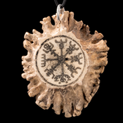 VEGVISIR, RUNE, PENDANT FOR PROTECTION, ANTLER - VIKING PENDANTS