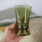 HEXAGON WINE GLASS, 16TH CENTURY GERMANY - HISTORICAL GLASS