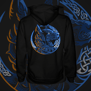 FENRIR, VIKING WOLF HOODIE ZIPPER - HOODIES