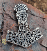 MJÖLNIR THOR'S HAMMER SILVER PENDANT - PENDANTS