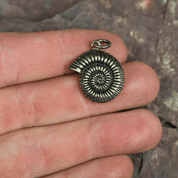 AMMONITE, PENDENTIF EN ZINC - TOUS LES PENDENTIFS, NOTRE PRODUCTION