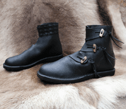 EINAR CHAUSSURES VIKING NOIR - CHAUSSURES VIKING ET SLAVES